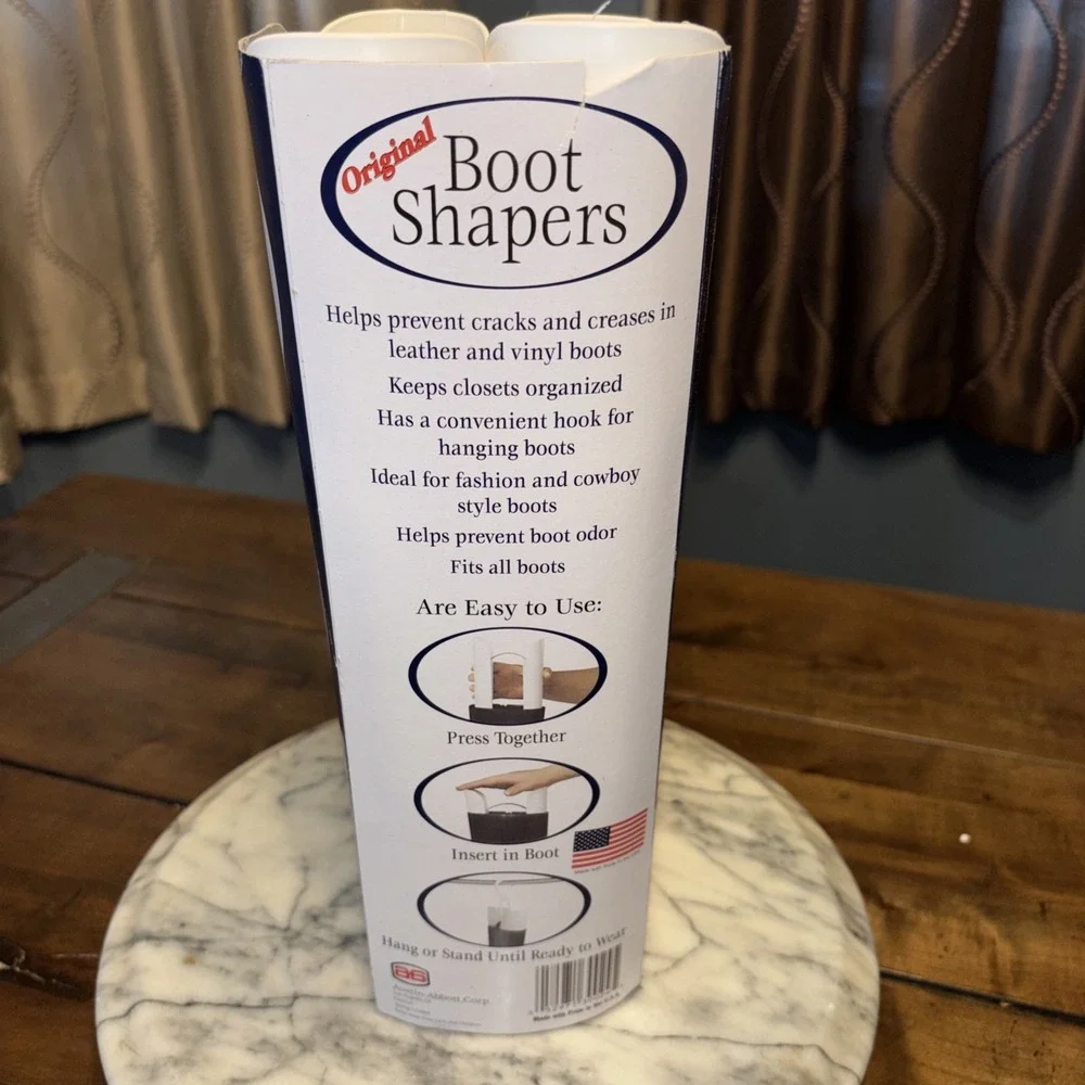 NEW Austin-Abbott Original Boot Shaper White Hang Up Closet‎ Storage Organizer
